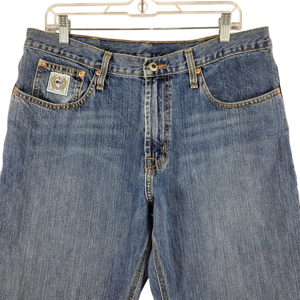 Cinch Jeans Mens 35x29 Blue Relaxed Fit Straight Leg Denim MB92834 003